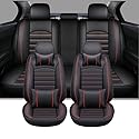 Ufgwhirl Auto Sitzbezüge Set für Mazda CX-3 CX-30(2015-2025),Sitzbezüge Vorne und Hinten 5 Stück,Wasserdichtes Kunstleder Auto Sitzschutz Komplettset,für die meisten Limousinen SUV Ufgwhirl Auto Sitzbezüge Set für Mazda CX-3 CX-30(2015-2025),Sitzbezüge Vorne und Hinten 5 Stück,Wasserdichtes Kunstleder Auto Sitzschutz Komplettset,für die meisten Limousinen SUV