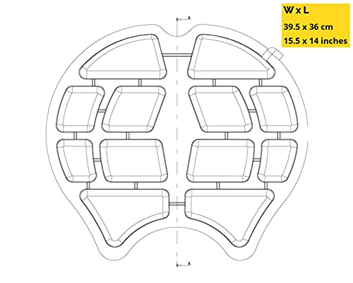 Wild Ass Smart Air Gel Motorcycle Seat Cushion, Black #TOP3