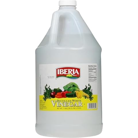 Iberia All Natural Distilled White Vinegar, 1 Gallon - 5% Acidity Cover