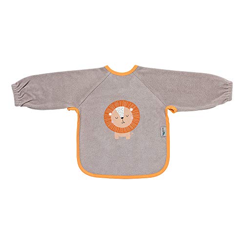 schlummersack Baby Lätzchen wasserdicht, mit langen Ärmeln - Safari - für Jungs und Mädchen von 6-24 Monaten Cover