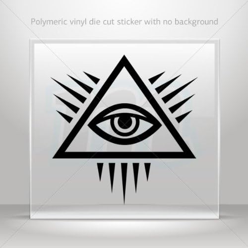 Sticker Decals Masonic eye Decor Motorbike Bicycle Vehicle ATV Racing Garage 0502 XRSZK