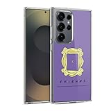 Head Case Designs Officially Licensed Friends TV Show Peephole Frame Iconic Gel Case [Military Grade Protection] Compatible with Samsung Galaxy S25 Ultra and Compatible with MagSafe