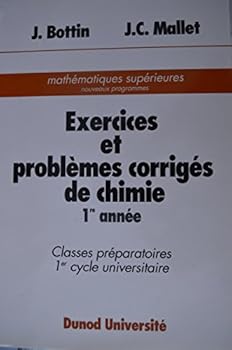 Paperback Exercices et problèmes corrigés de chimie [French] Book