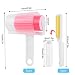 6 Stück Wiederverwendbare Waschbare Fussel-Rolle Klebrige Abwaschbar Staub Fusselrolle Faltbare Sticky Roller Portable-Lockenwickler mit Abdeckung für Saubere Möbel, Teppiche, Kleidung