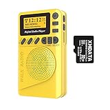 ☺ DAB/DAB + Radio FM digital: Con la compra de la radio DAB&FM de SIHUADON, puede llevarla consigo, soportando 10 estaciones de FM y 10 presintonías de estaciones DAB, para que pueda escuchar sus estaciones de radio favoritas. El sonido claro y de alta calidad le permite escuchar una serie de estaciones de radio digitales. La pantalla LCD clara te permite saber lo que estás escuchando.