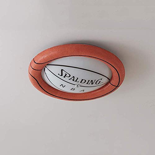 Lakiq Boys Room Led Flush Mount Light Fixture Resin And Glass Creative Basketball Shape Modern Close To Ceiling Led Lighting For Kid’s Room Boys Bedroom Kindergarten (White Light) #TOP4