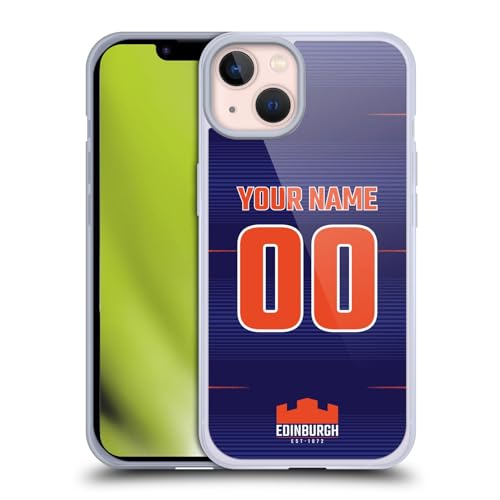 Coque iPhone 13 Edinburgh Rugby personnalisé avec protection militaire en gel souple