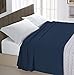 Produktbild Italian Bed Linen Max Color Oberlaken, Dunkel Blau, Doppelte