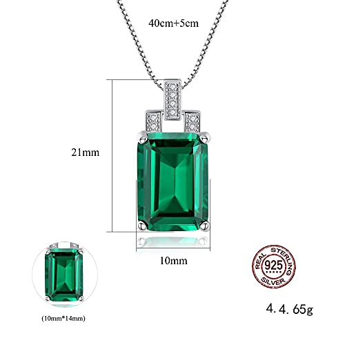 Collier rectangle vert, le cadeau parfait pour célébrer une femme unique