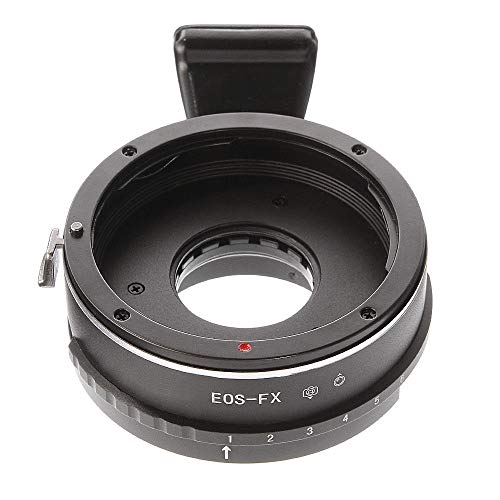 Adaptador de Objetivo con trípode de 1/4 Pulgadas para Canon EF Lens a Fuji FujiFilm X Mount Cámara X A1 X A2 X A3 X A5 X H1 X E1 X E2 X E3 X A10 X A20 X E2S X M X T1 X T2 X T10 X Pro1 X Pro2