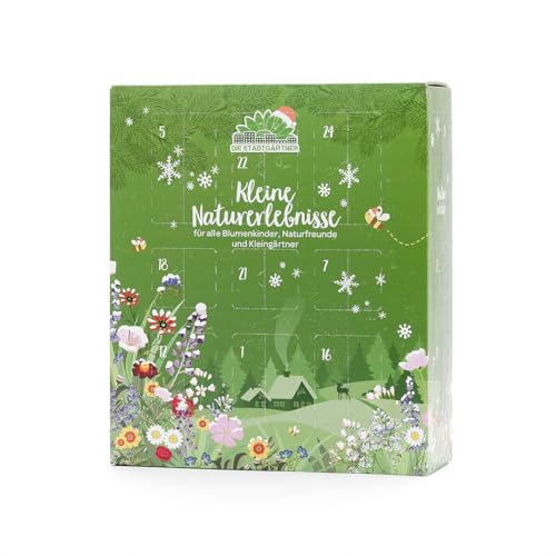 Die Stadtgärtner Adventskalender 2025 | Nachhaltiger Naturliebhaber-Kalender: 24 Handgemachte Überraschungen für Groß und Klein