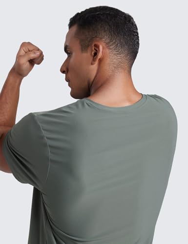 CRZ YOGA Cloudweight Mens Workout Comfy T-Shirts Lightweight Moisture Wicking Athletic Casual Short Sleeve Crew Neck Shirt4