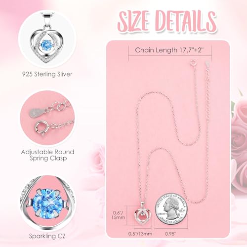 ADDWel Ewige Rose Geschenkset für Frauen - Rosenbär & 925 Sterling Silber Halskette, Konservierte Rosen Box, Geschenk für Freundin Mama Oma zum Geburtstag Jahrestag Weihnachten – Bild 4