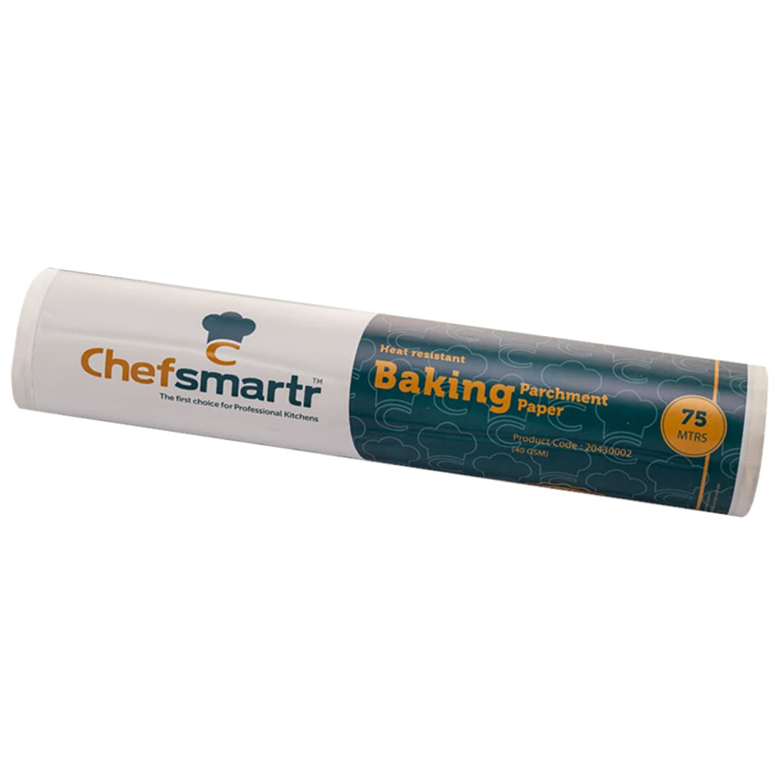 Chefsmartr Baking Parchment Paper Roll for Baking & Cooking | Cake, Sandwich, Pizza, Burger Baking | FDA Certified | Organic Fibre | Fat Free Cooking | Eco-Friendly | Non-Stick | Oven Safe | Size - 75 mtr