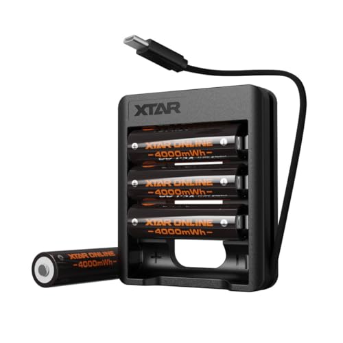 XTAR 新型 1.5V 充電池 単3形 4000mWh