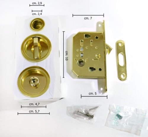 Kit serratura per porta scorrevole