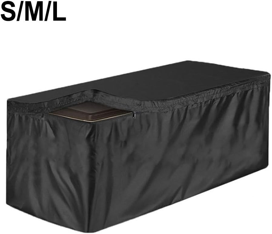 Heavy Duty Waterproof Rectangular Garden Storage Box Cover - All-Weather (158x76x71cm)(158*76*71cm)