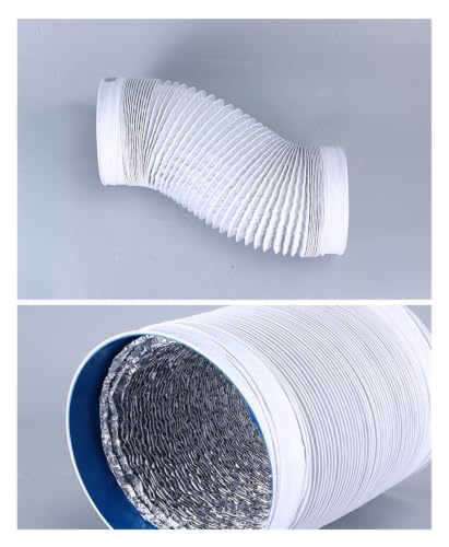 Tubo compuesto de PVC blanco de 100mm conducto flexible extractor 6