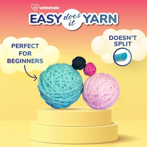 Wimmsie Crochet Animal Kit for Beginners - Easy Granny Square Crochet Kit for Beginners Kids & Adults - Cute Amigurumi Heart Bunny Keychain & Mini Heart Purse - Step by Step Video Tutorials — view 3