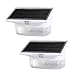Produktbild Umi. by Amazon 200 lm Solarleuchte mit Bewegungssensor, Beleuchtung für Hof, Veranda, wasserdicht, 2er-Pack
