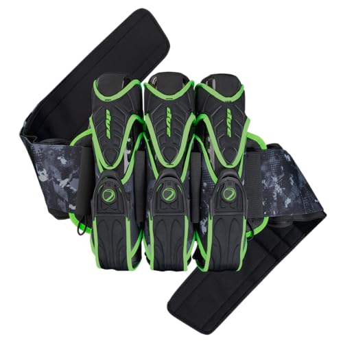 Dye Assault Pack Pro Harness (Black/Lime, 3+4)