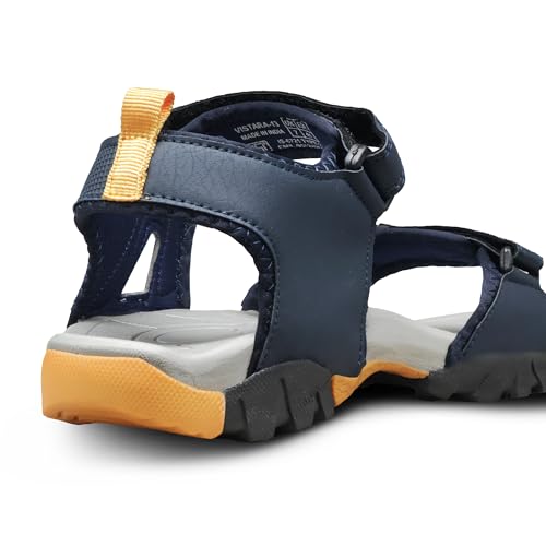 Image of ASIAN Mens VISTARA-13N Casual Sandals with adjustable velcro closure for easy wear with flexible fitting and trendy and stylish looks ideal for everyday use for mens as well as boys-VISTARA-13N$P