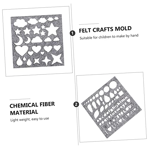 CORHAD 7 Pcs wool felt mold felting mold DIY craft tools hand embroidery kit embroidery kits DIY felt pattern felt pumpkin pattern Needle Felt Mould Felt Craft Shaping Mold self made set