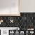 HOMEART Peel and Stick Backsplash Hexagon Tile, 12-Sheet Black Hexagon Tiles Mosaic Tile Backsplash for Kitchen Bathroom Fireplace