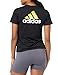 adidas Women's LA Galaxy MLS Short Sleeve T-Shirt, Black/LA, X-Small