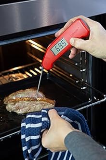 ETI Red Super Fast Thermapen 3 digital thermometer