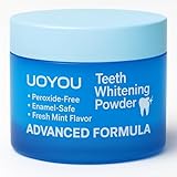 Teeth Whitening Powder, Dentist Approved-Repair Enamel & Sensitivity-Free Whitening Tooth Powder, 6 Month Supply, Tea, Coffee, Wine & Smoking Stains Remover, Peroxide Free, Cool Mint Flavor