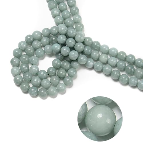 Perles rondes en pierre naturelle pour création de bracelets fait main