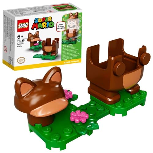 LEGO 71385 Super Mario Pack potenciador: Mario Tanuki, conjunto de expansão com fato interativo