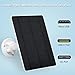 Solar Panel for Security Camera,5W USB Solar Panel for Cameras DC 5V,Camera Solar Panel Charger Micro USB & USB-C & DC,IP65 Waterproof USB Solar Panel Charger for Camera with 360°Adjustable Mounting