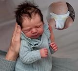 Anano 18 Inch Realistic Reborn Baby Dolls Silicone Full Body Boy Weighted Real Life Looking Baby Dolls That Look Real Infant Silicone Baby Doll Waterproof Anatomically Correct