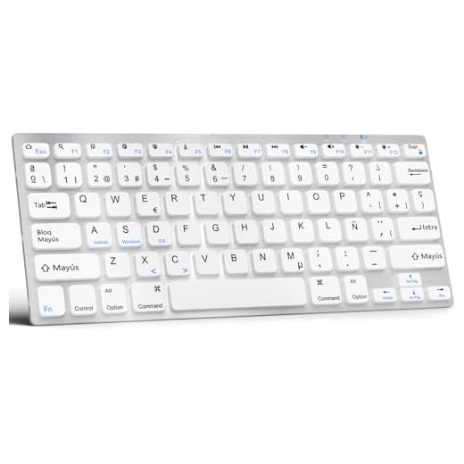 Mini teclado Bluetooth con diseño dividido