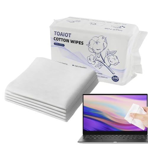 Printer Tools | Reusable Cotton Cleaning Wipes | Soft Lint Wipes for Printer Accessories | Absorbent Cleaning Cloth for Screens 