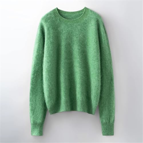 Women’s Soft Knit Sweater – Cashmere Blend, O-Neck Pullover, Twisted Texture Warm Winter Bottoming Top3