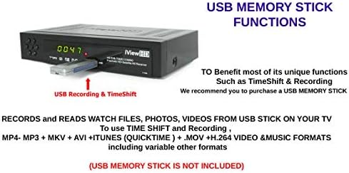 FULL HD COMBO Freeview HD + Satellite Receiver Compatible for Freesat and Sky Dish Records by a USB Memory stick. HDMI&SCART Out, USB WiFi Port Ready, 4in1