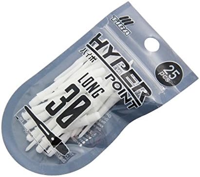 TIGA ティガ ハイパーポイント ハイポ ティップ ホワイト 30mm 25pcs