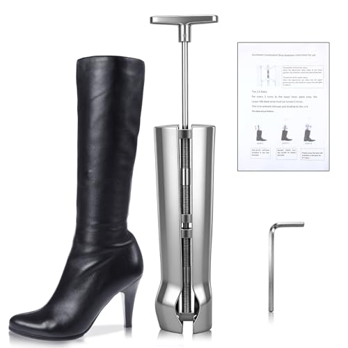 Zonon Professional Boot Calf Shaft Stretcher, Heavy-duty Aluminum Alloy Instep, Shaft & Leg Stretchers, Adjustable Shoes Expander Tool for Tight Leather, Relieves Boot Tightness by Zonon - Used condition - US$83.15