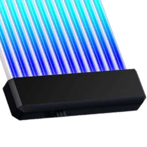 Tira De LED RGB Para PC - Extensión De Cable De Fuente Alimentación De Neón ARGB De 24 Pines, 108 LED, Iluminación De Placa Base De Sincronización, Decoración De Modificación De De Computadora Fl - imagen 4