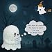 Imagen de Ben & Bel Peluche de fantasma de ganchillo de Halloween