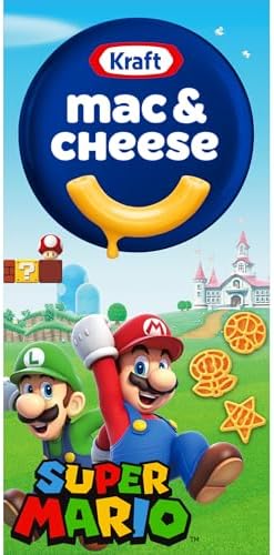 Kraft Mac and Cheese Dinner with Super Mario Pasta Shapes, Original, 5.5 oz
