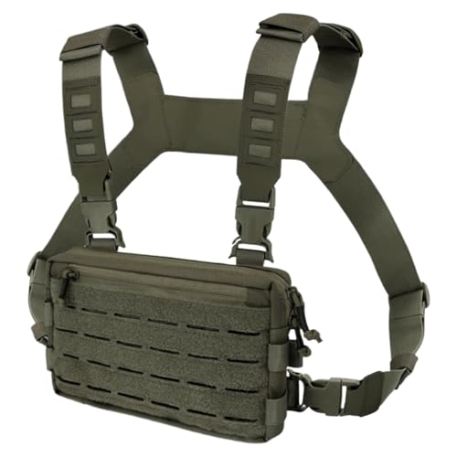 LearnLyrics Paquete de caza en el pecho – Paquete impermeable de caza, bolsa de aparejo de cofres, accesorio ligero de cazadores, paquetes de bolsa de kit de reconocimiento, paquetes de pecho