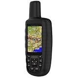 Disscool Coque compatible avec Garmin GPSMAP 62/62S/62SC/621SC/631SC/63/63SC/63CSX Coque de protection de rechange en silicone souple anti chute Noir