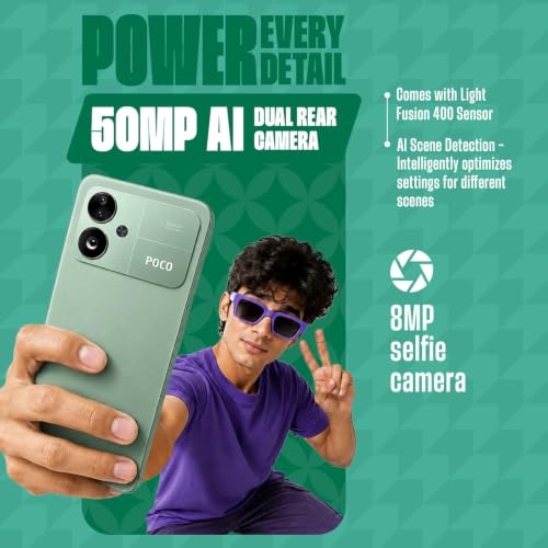 Image of POCO M8 Power 5G, Green, 128 GB, 8 GB RAM