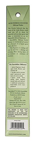 Incense African Violet Auroshikha Candles & Incense 10 Gram Incense #TOP2