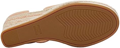 TOMS Women's Marisol Wedge Sandal, Sandy Beige, 6 | Image 6