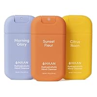 HAAN Hydroalkoholisches Handdesinfektionsmittel 30ml (Sunset Fleur + Morning Glory + Citrus Noon)